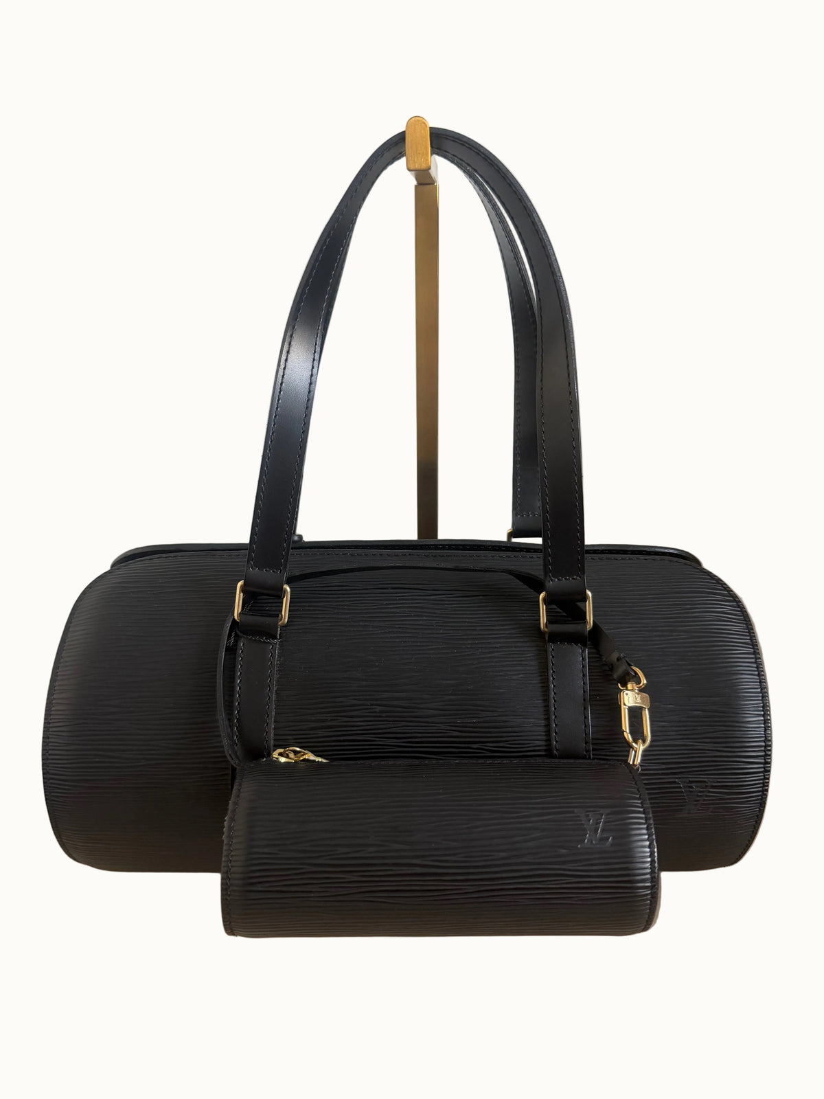 Louis Vuitton Soufflot Set – Black Epi Leather (Vintage 1997)