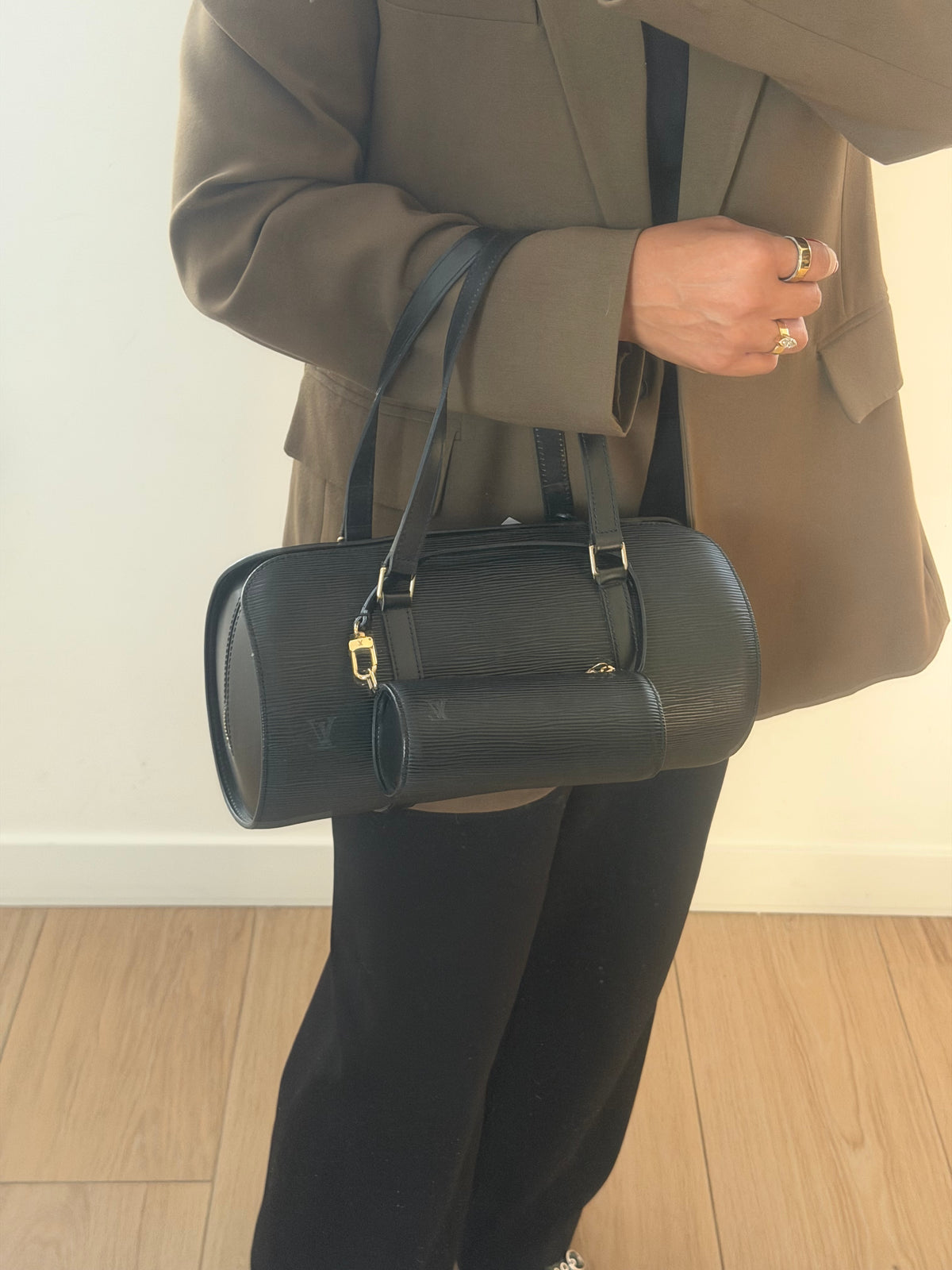 Louis Vuitton Soufflot Set – Black Epi Leather (Vintage 1997)