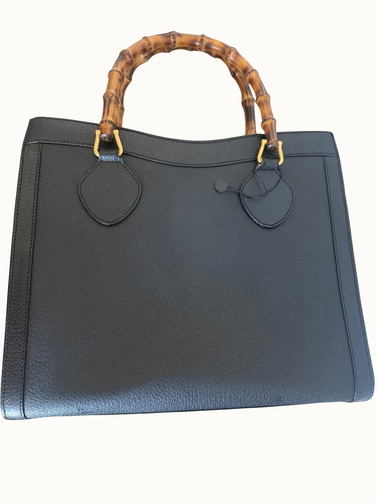 Vintage Gucci Diana Bamboo Tote Bag